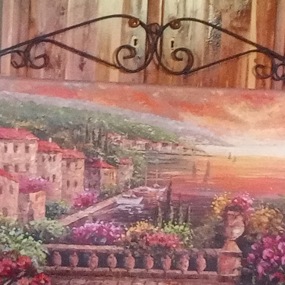 Rare Thomas Wu Painting on Canvas